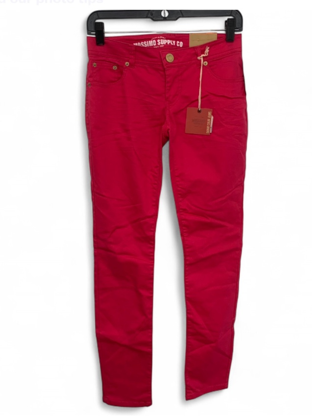 NWT Mossimo Supply Co. Low Rise Pink Skinny Jeans